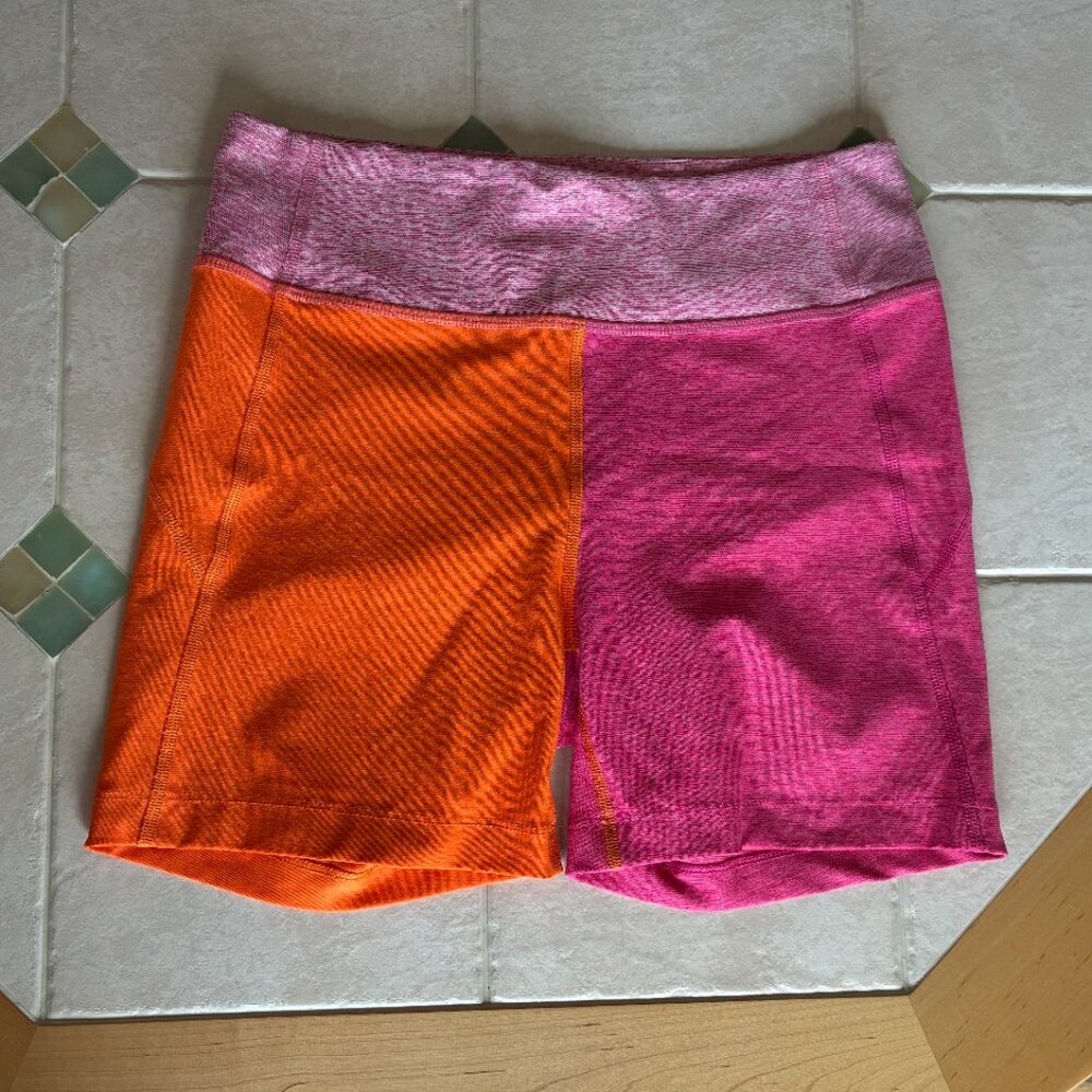 Outdoor Voices color block bike shorts